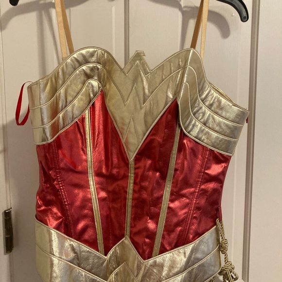 DC Comics Wonder Woman Red and Gold Apparel - Picture 1 of 7